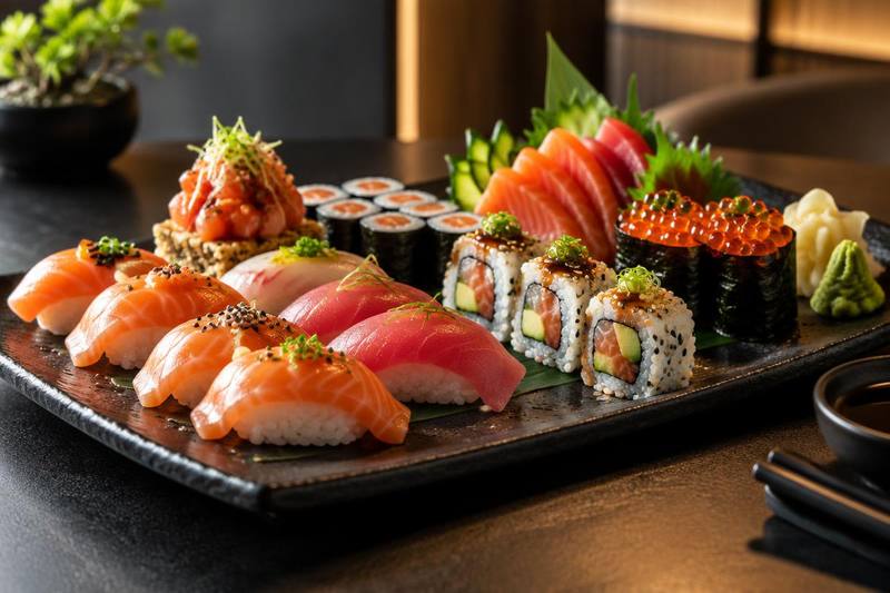 Prato do Sato Sushi